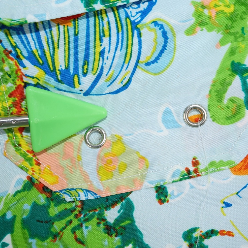 Peter Millar Mens Aquatic Print Swim Trunks Blue Clownfish‎ Seahorse MS 13P07 - Picture 7 of 10